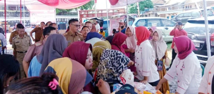 Pemkab Lamsel Gelar Pasar Murah di Pemda