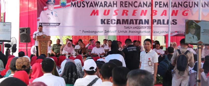 Bupati Nanang Ermanto Dorong Pembangunan Inklusif dan Berkelanjutan di Kecamatan Palas
