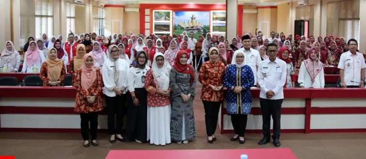 Bunda PAUD Lampung Selatan Buka Sosialisasi PAUD Holistik Integratif