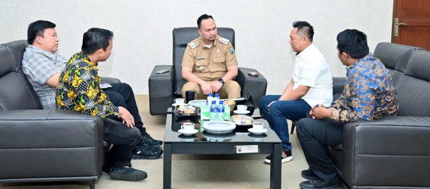 Plt Bupati Pandu Kesuma Dewangsa Sambut Hangat Audiensi BPC HIPMI Lampung Selatan