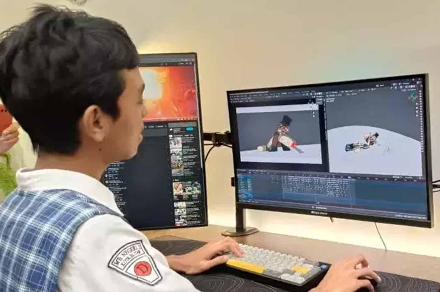 Anak 16 Tahun Asal Blitar Sukses Ciptakan Animasi Game Roblox Internasional