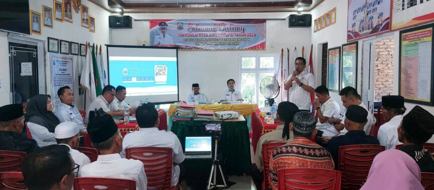 Desa Way Kalam Wakili Lampung Selatan Dalam Penilaian Desa Antikorupsi Tingkat Provinsi