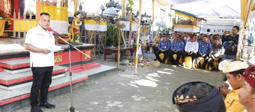 Bupati Nanang Ermanto Hadiri Upacara Munggah Dwijati/Diksa Kesulinggihan Ida Bawati I Made Pasti