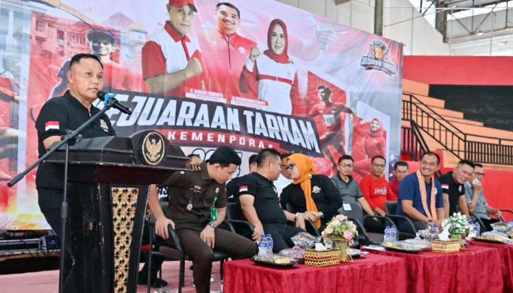 Kejuaraan Tarkam Kemenpora Resmi Dibuka di GWH Kalianda